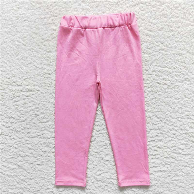 P0212 Baby Girls Pink Legging Pants
