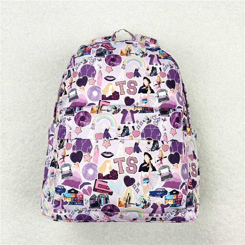 USA Shop (in stock)BA0172 Baby Kids Eras Tour Singer Canvas Backpack Back Bags
