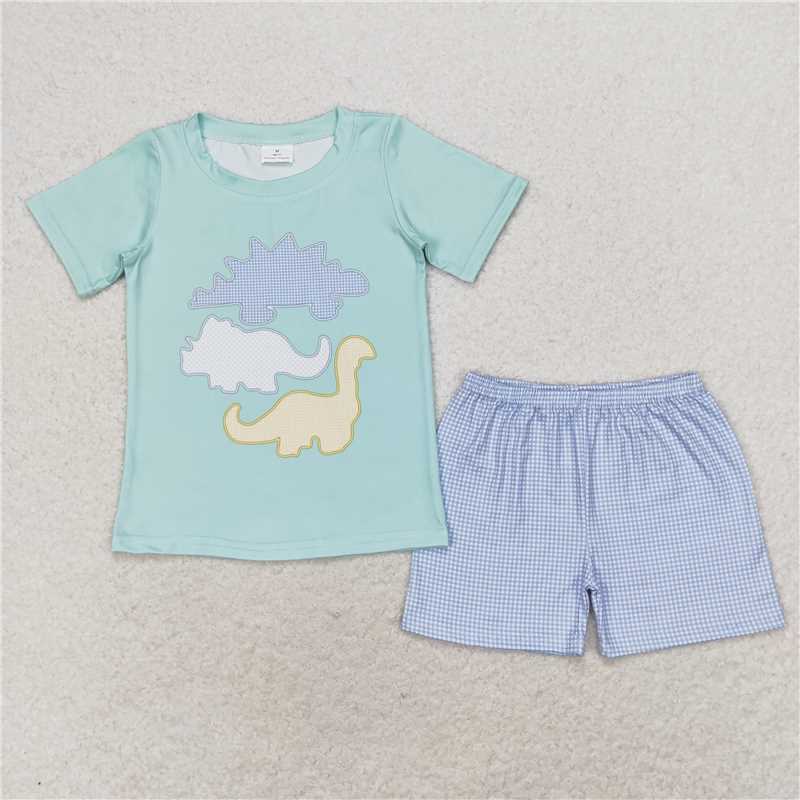 BSSO0920 Baby Boys Dinosaurs Tee Shirts Tops Shorts Clothes Sets
