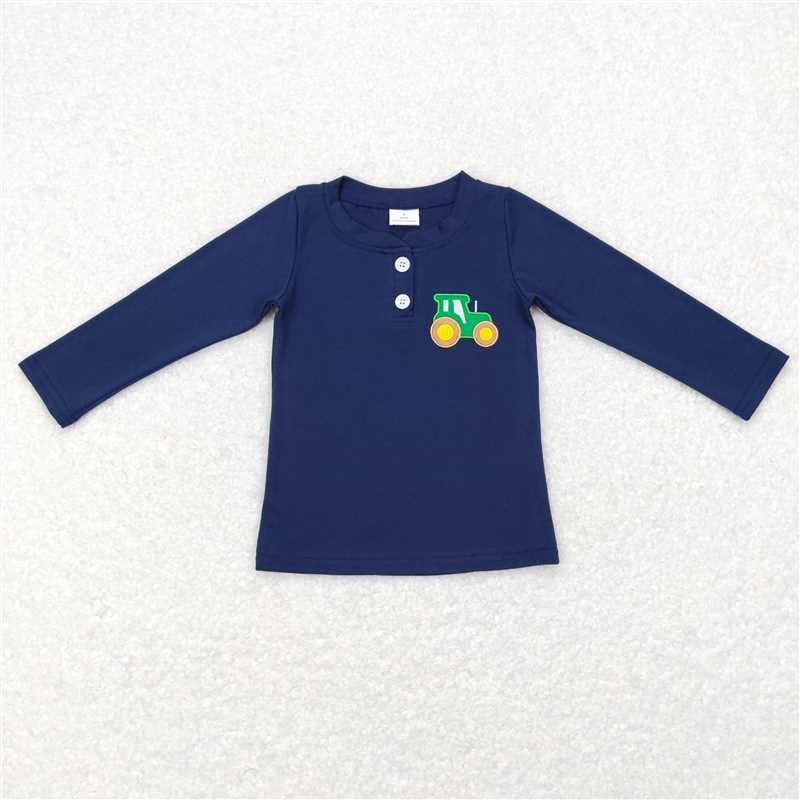 GT0355 Sibling Brother Baby Boys Farm Tee Shirts Pullovers Tops