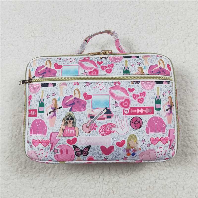 BA0235 Baby Girls Pink Singer Lunch Dinnder Picnic Box Bags