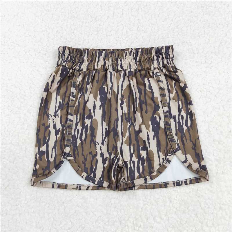 USA Shop (in stock)SS0360 Baby Girls Green Camo Bottomland Summer Shorts Bottoms