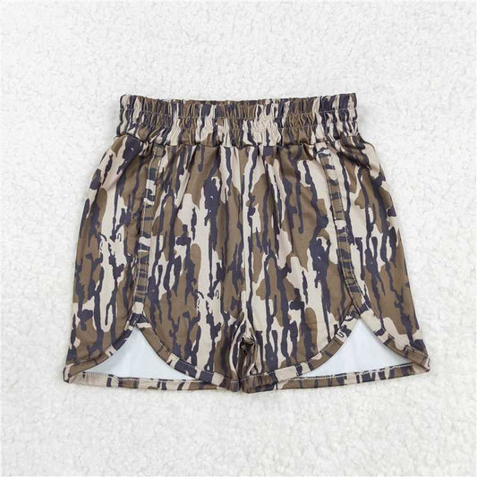 USA Shop (in stock)SS0360 Baby Girls Green Camo Bottomland Summer Shorts Bottoms