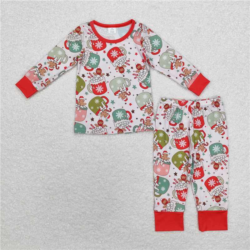 Baby Girl Christmas Cup Gingerbread Knee-Length Dress - Halter Neck Skirt - Crawling Suit - Adult Pants - Children's Long Suit