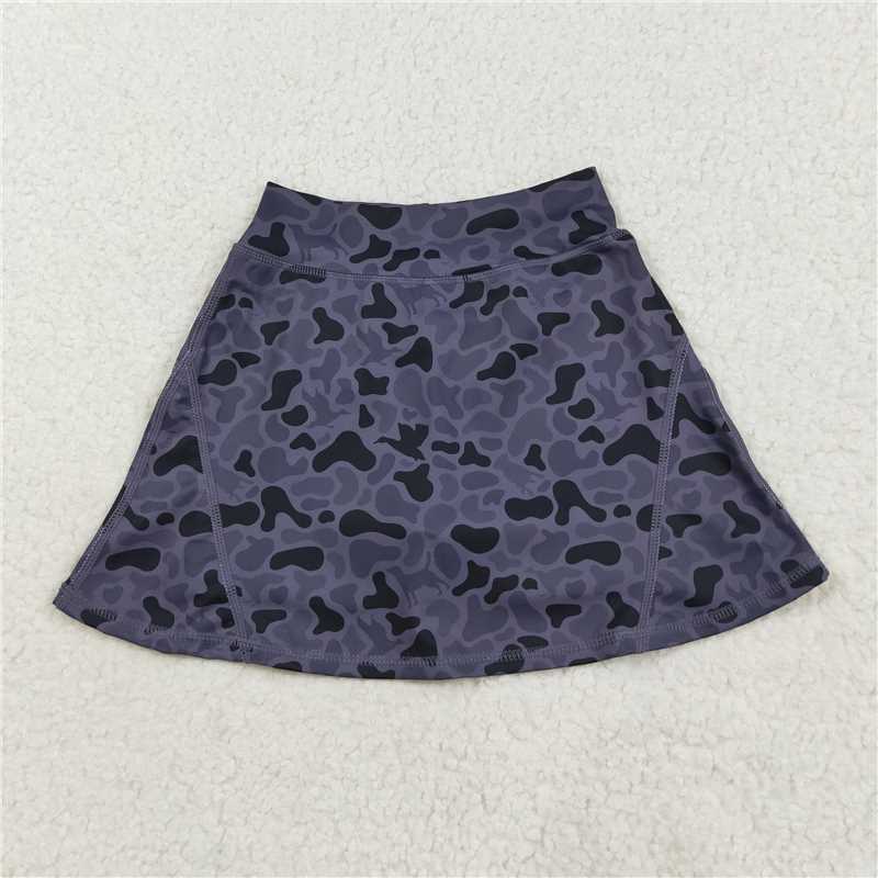 12.24 RTS NO MOQ (In stock)Matching GLK0130 Baby Girls Western Davy Ducks Camo Yoga Skorts Bottom