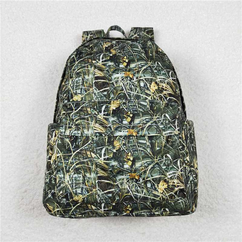 USA Shop (in stock)BA0139 Sibling Baby Kids Boys Camouflage Backpack Zip Back Bags