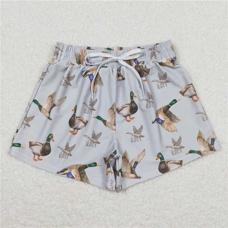 S0268 Duck grey-brown swimming trunks