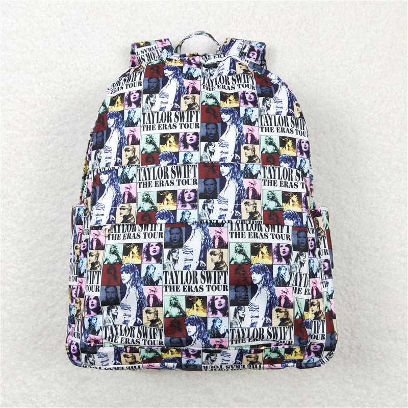 BA0180 Baby Kids Eras Tour Singer Canvas Backpack Back Bags