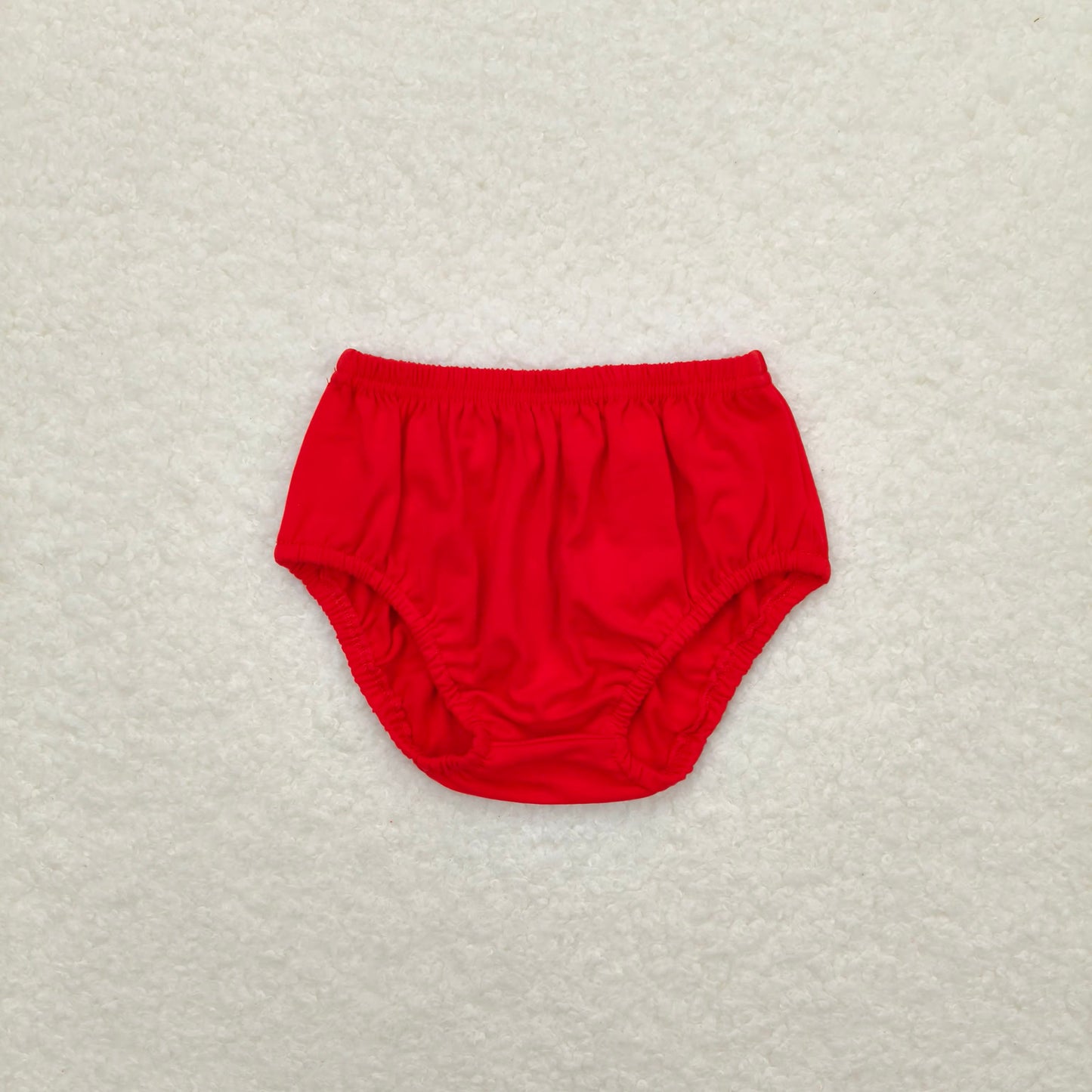 SS0268 Baby Boys Red Elastic Bloomer Bummies