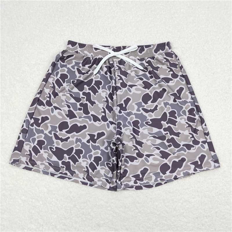 SS0323 Family Baby Girls Boys Sibling Camo Swim Wear Trunk Swimsuits