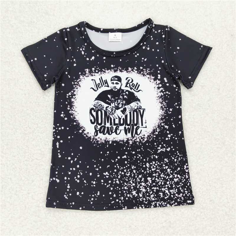 GT0524 Baby Girls Singer Short Sleeve T-shirt Top