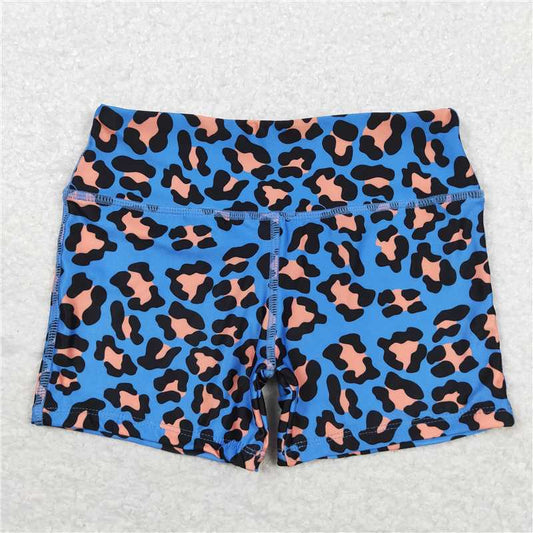 SS0214  Baby Girls Leopard Biking Summer Bottoms Shorts