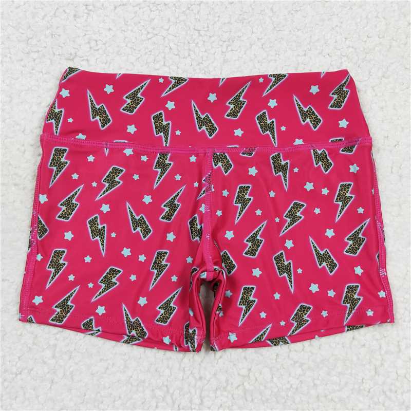 SS0216 Baby Girls Pink Thunder Biking Summer Bottoms Shorts