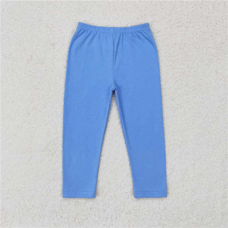 P0561 Baby Girls Blue Cotton Bottom Pants