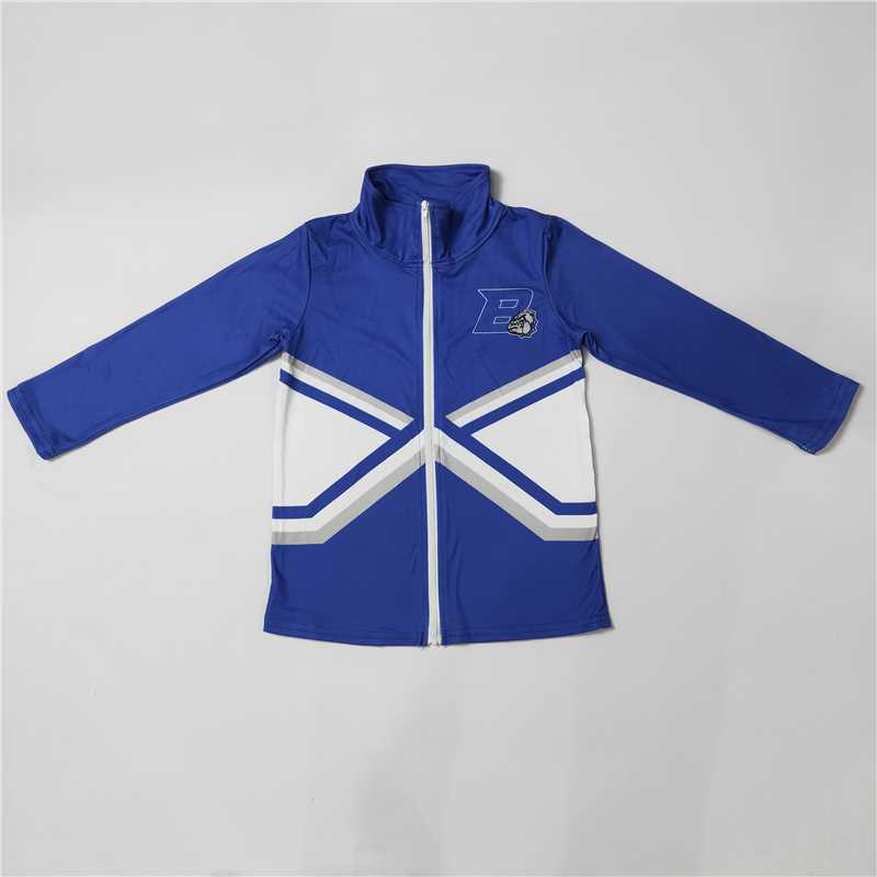 10.13 RTS NO MOQ (In stock)G2-18*/. Baby Boys Long Sleeve Top Blue Zipper Long Sleeve Top