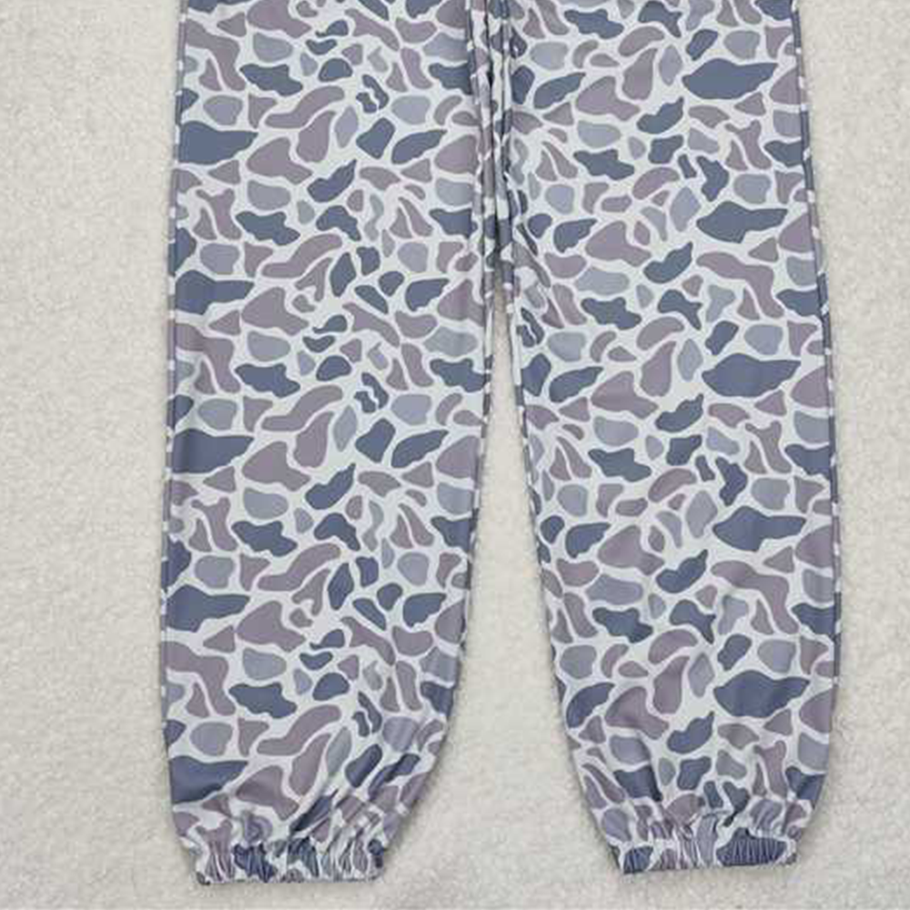 USA Shop (in stock)P0727 RTS NO MOQ Grey camo adult women pocket pants