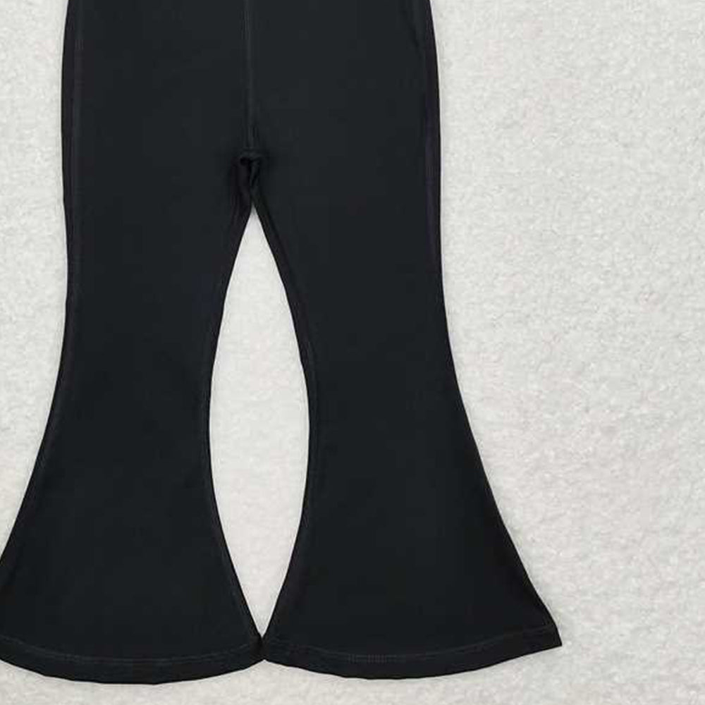 USA Shop (in stock) P0578 New Rts No Moq 8-9 Days By Air Arrived it Black active wear kids girls yoga pants