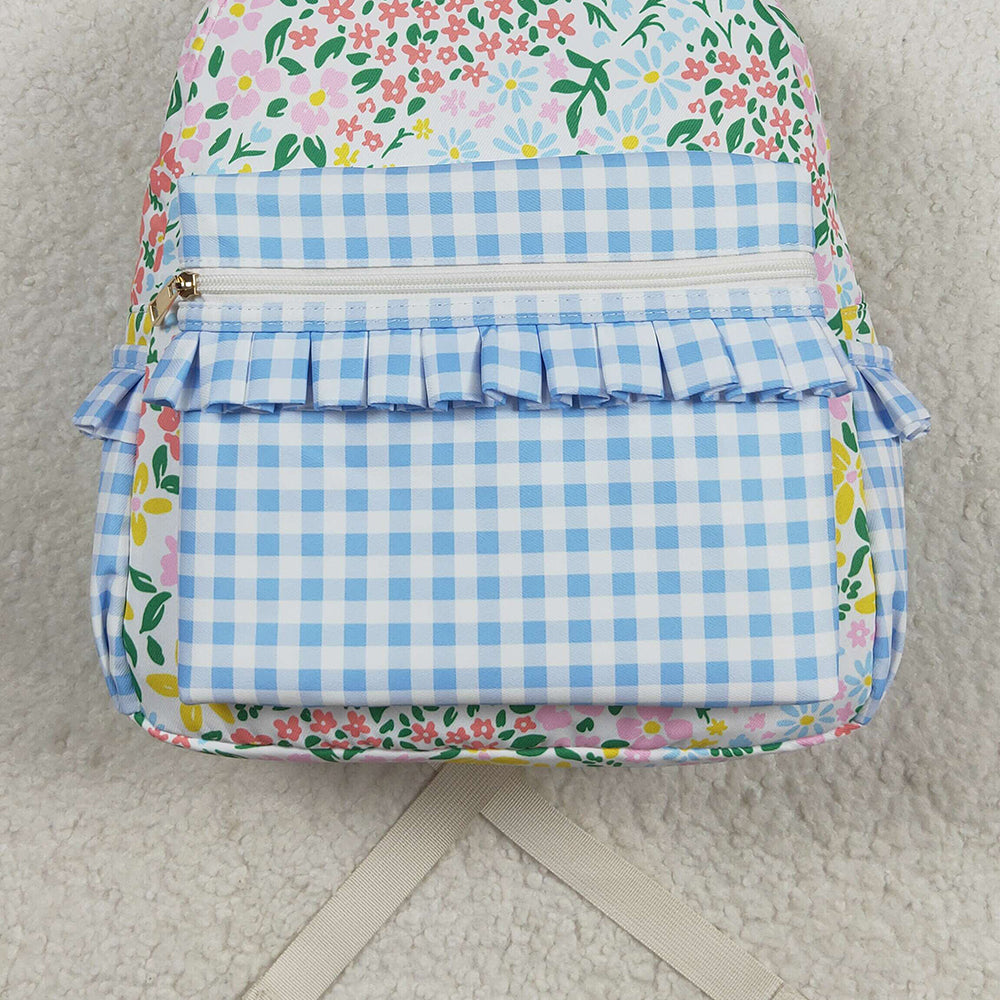 RTS NO MOQ (In stock)BA0097 Baby Bags Baby Girls Children Colorful Flowers Back Bags
