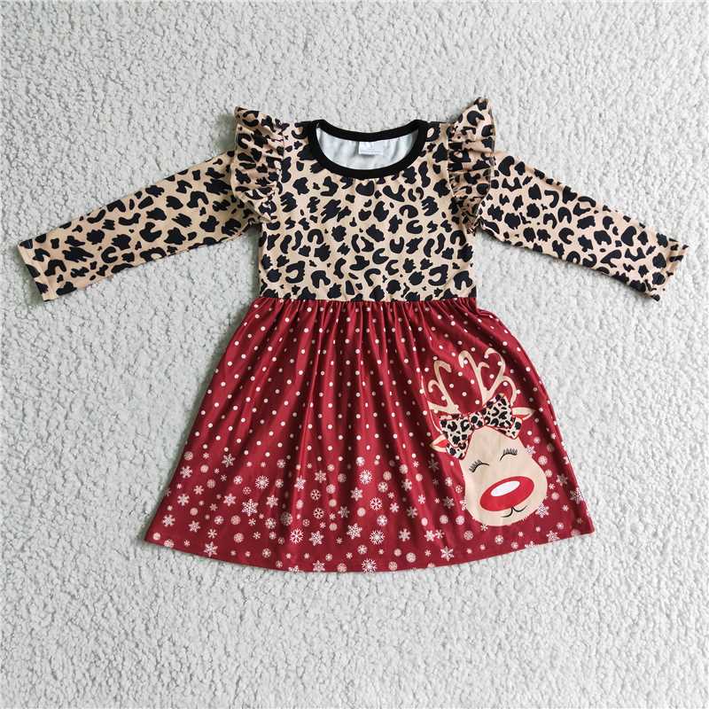 6 A29-12 Christmas reindeer dresses