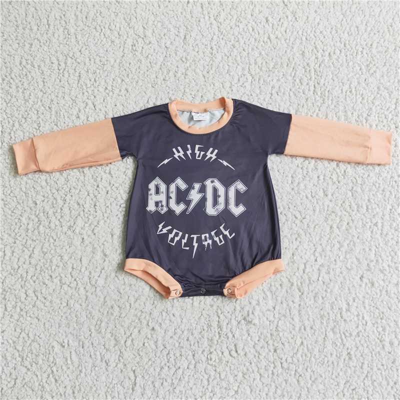 RTS LR0011 AC DC black long-sleeved jumpsuit