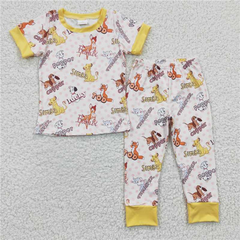 BSPO0078 Baby Boys Cartoon Lion Pants sets