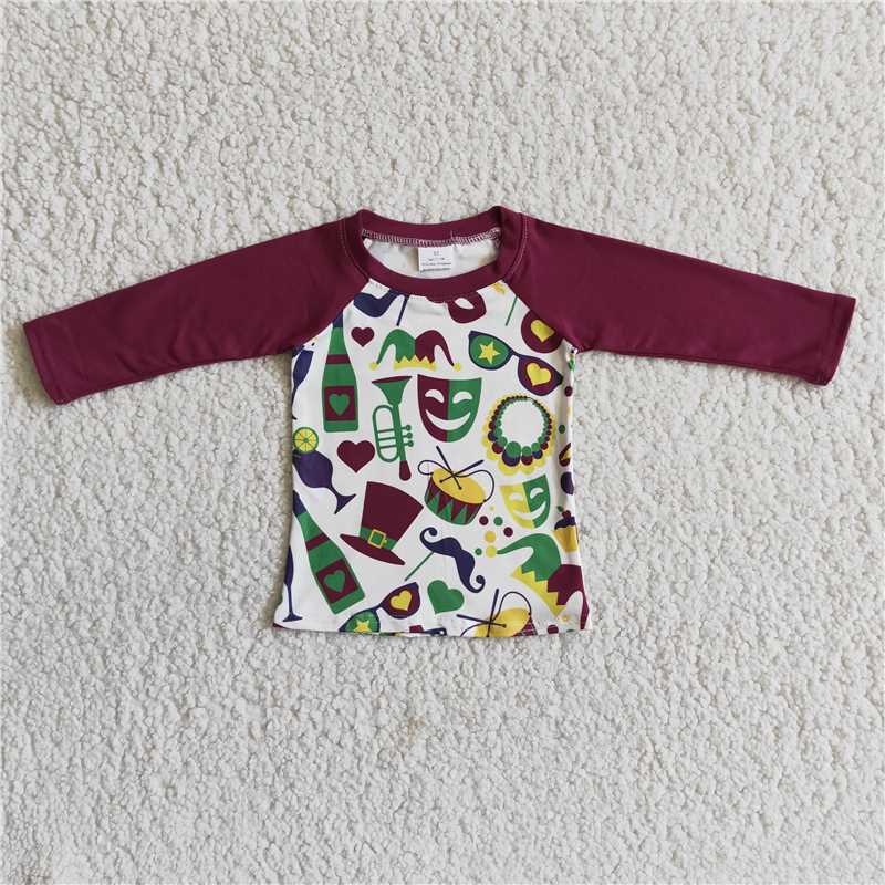 6 A20-5 Mardi Gras Boys Shirts