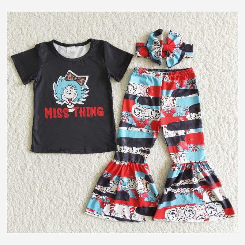 E6-12 Miss Thing Dr pants sets can choose headband here
