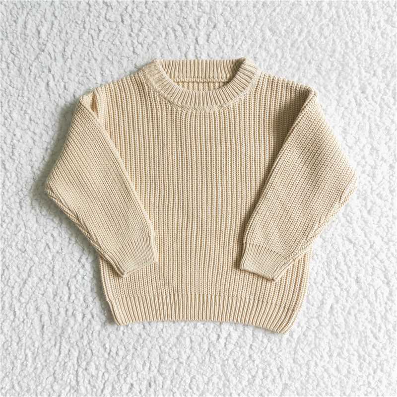 GT0033 Baby Girls Fall ivory Color Sweaters