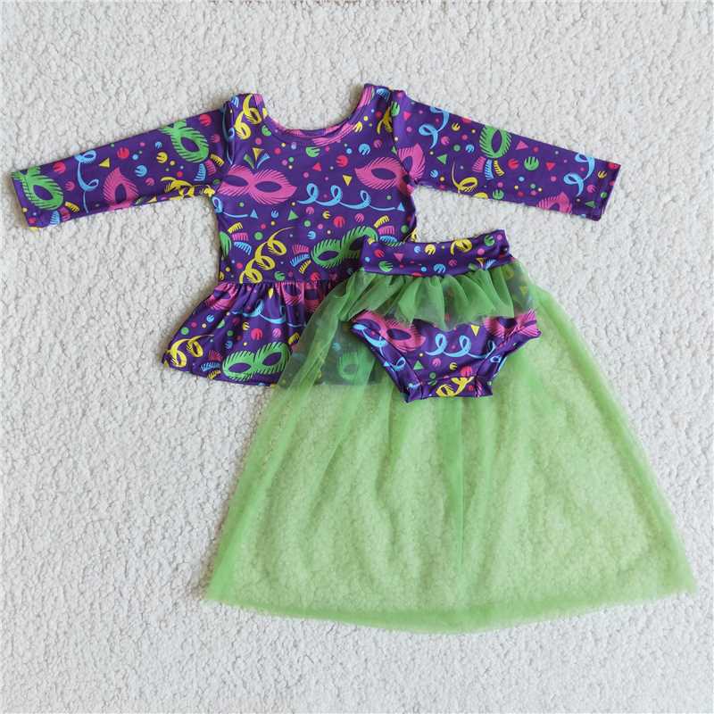6 A21-1 Mardi Gras tutu sets