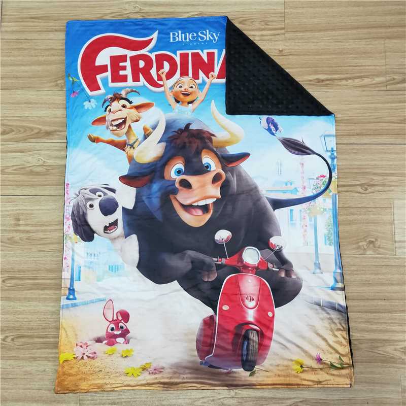 6 B1-40 baby infant cute animal cartoon minky blankets
