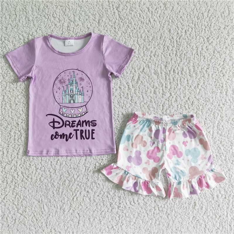 GSSO0050Dreams come true cute baby girls outfits