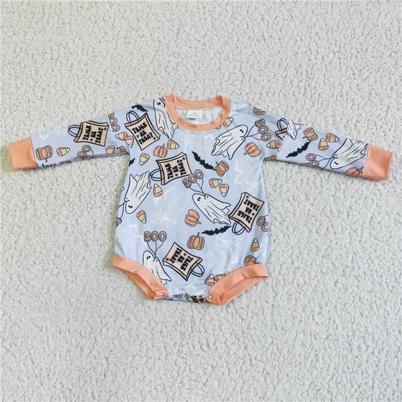 RTS LR0027 Halloween BOO ghost long-sleeved jumpsuit