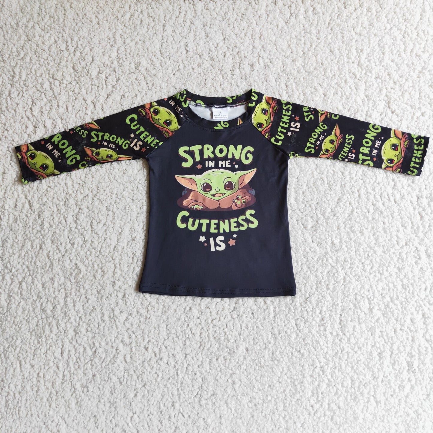 6 A18-3 Boys cartoon long sleeve shirts
