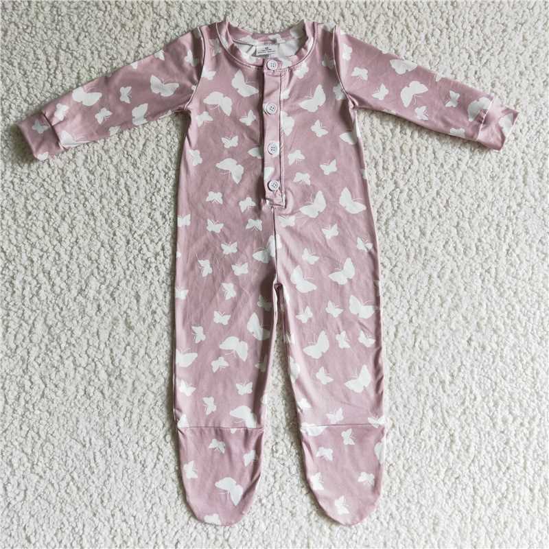 Baby kids western style bull head cactus long stockings romper