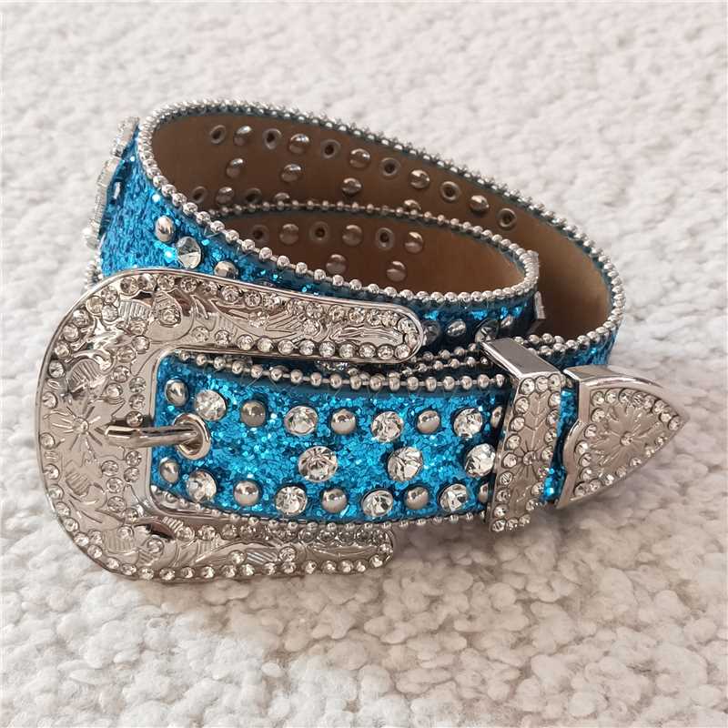 GB0008 Blue diamond belt