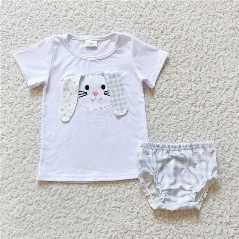 GBO0063 Baby boys easter rabbit ears bummie sets