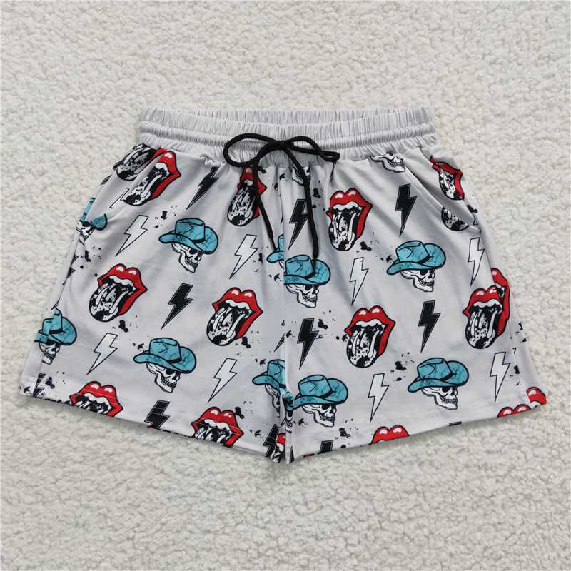 SS0054 Adult Women Summer Blue Western Shorts
