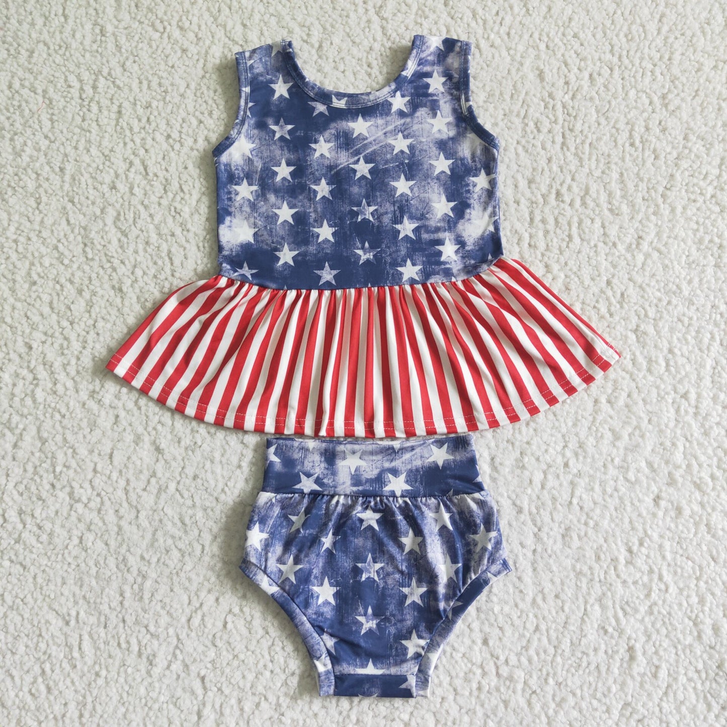 A12-12 Stars and Stripes high quality bummie set