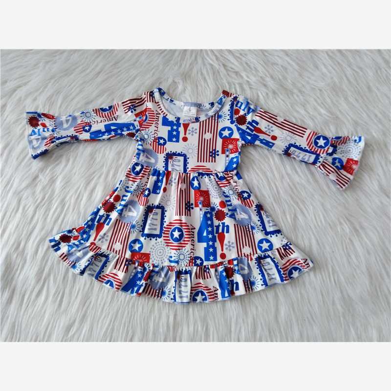 9.16 RTS NO MOQ (In stock)G1-3-5** Baby Girls Winter Dress Baby Girls Blue 4 numbers knee-length Dresses