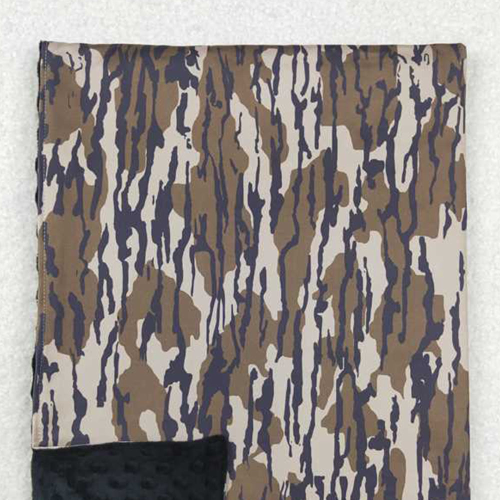 USA Shop (in stock)BL0147 RTS NO MOQ Baby Girls Boys Bottomland Camo Blanket