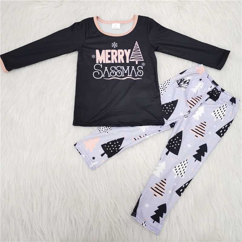 6 A25-16 Merry Christmas pants set