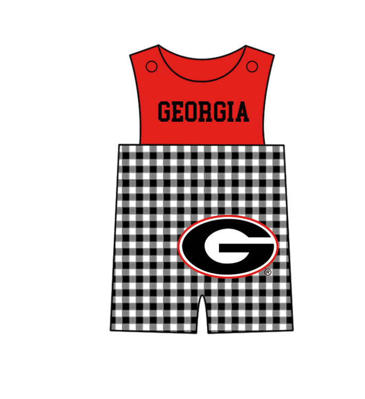 3.6 CUSTOM MOQ 5 Sibling Boys Baby Girls Red Checked Top Shorts Clothes Set Knee Length Dress Rompers