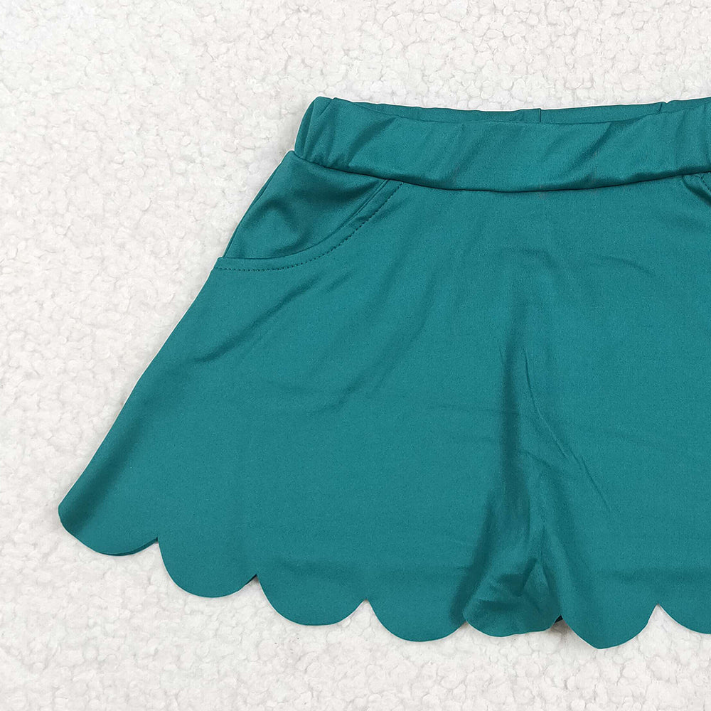 7.22 GLK0077RTS NO MOQ Baby Girls Yoga Skirt baby girls clothes yoga dark green Skirts dress