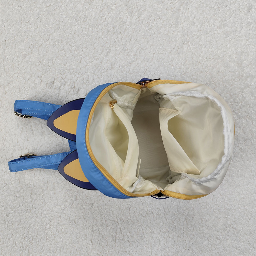 BA0281 New Rts No Moq 8-9 Days By Air Arrived it Blue Dog Print Backpack Ears Kids Baby Backpacks for Boys And Girls Cute Animal Shaped School Bag Children's Bookbag