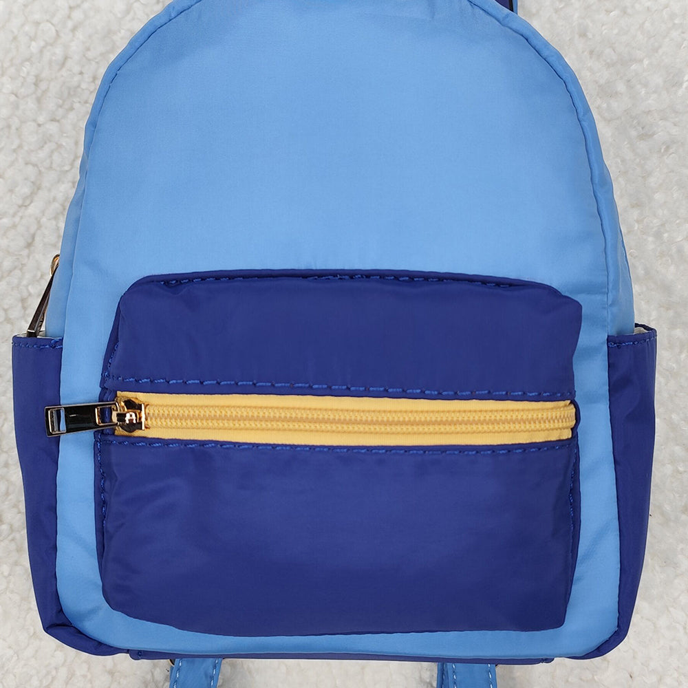 BA0281 New Rts No Moq 8-9 Days By Air Arrived it Blue Dog Print Backpack Ears Kids Baby Backpacks for Boys And Girls Cute Animal Shaped School Bag Children's Bookbag