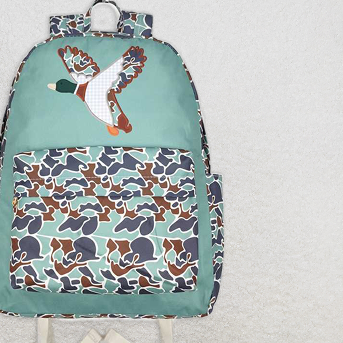 USA Shop (in stock)BA0259 RTS NO MOQ Baby Bags Baby Kids Boys Camouflage Backpack Zip Back Bags