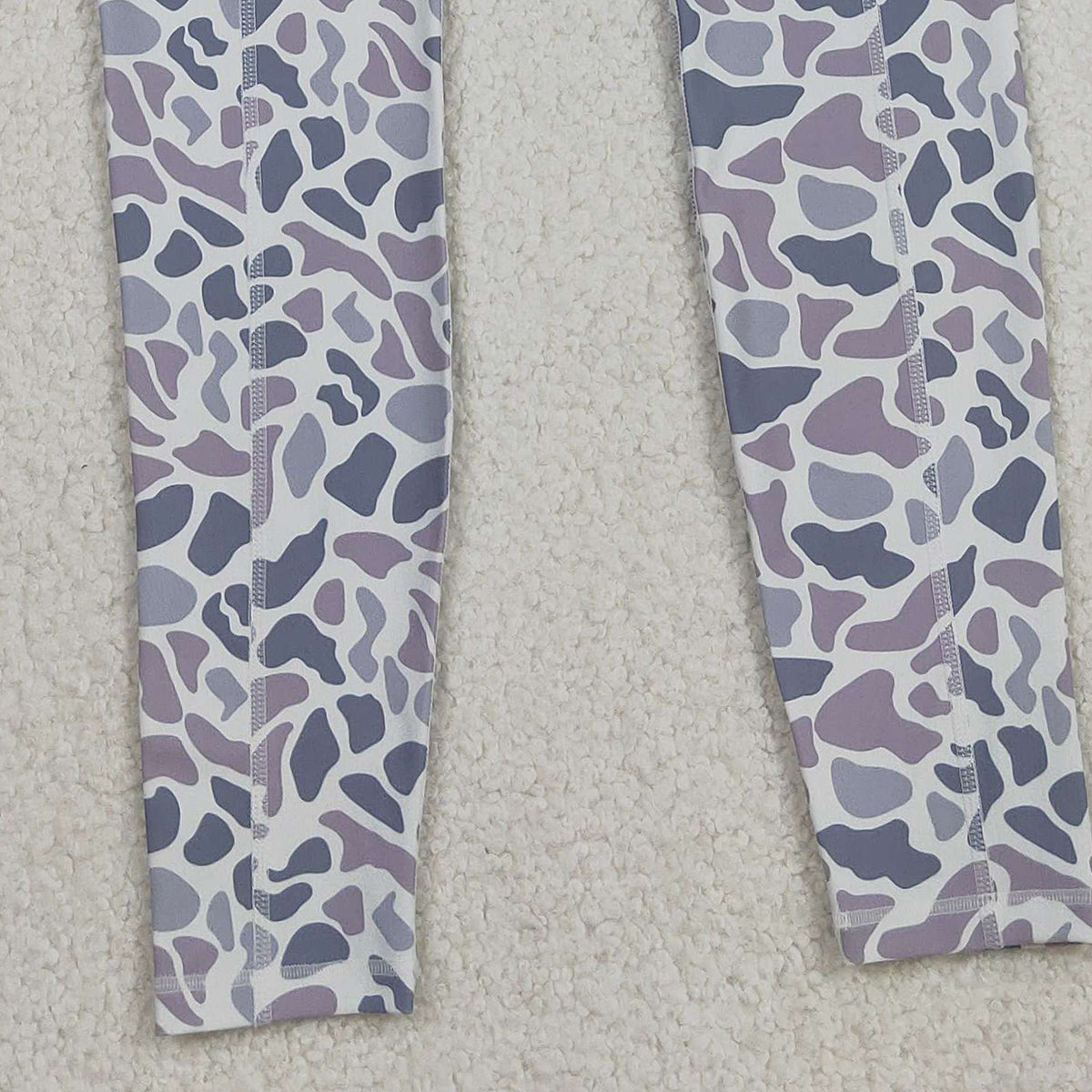 12.3 RTS NO MOQ (In stock)P0898 Adult Women Light Grey Camo Yoga Active Legging Pants Bottom