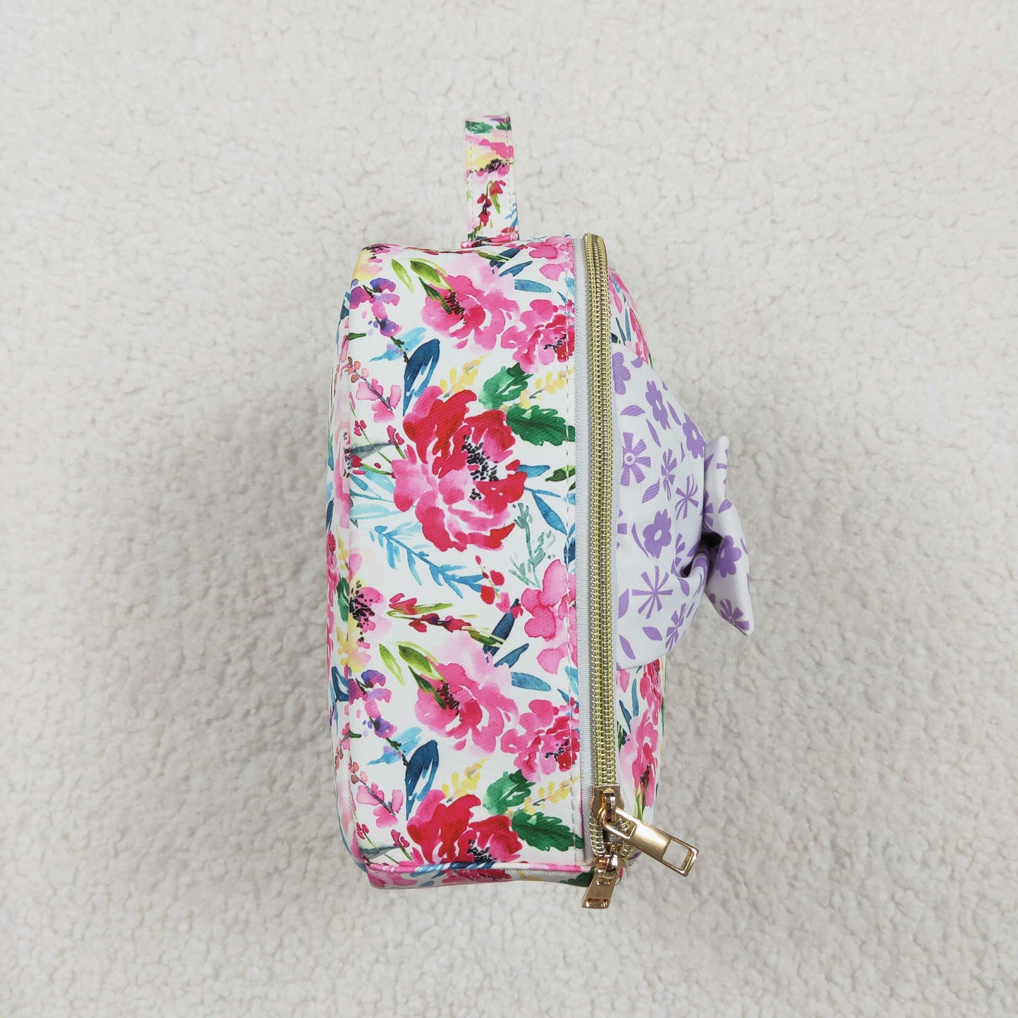 USA Shop (in stock)BA0102Lavender floral kids girls lunch box bag