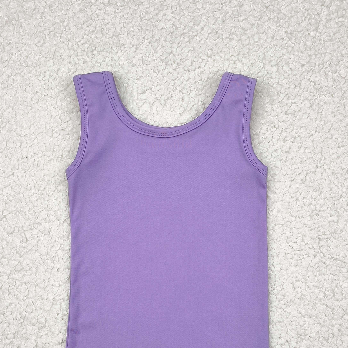 4.12 GT0990RTS NO MOQ Baby Girls Summer Yoga Tank Top Baby Girls violet Sleeveless Tank Active Top
