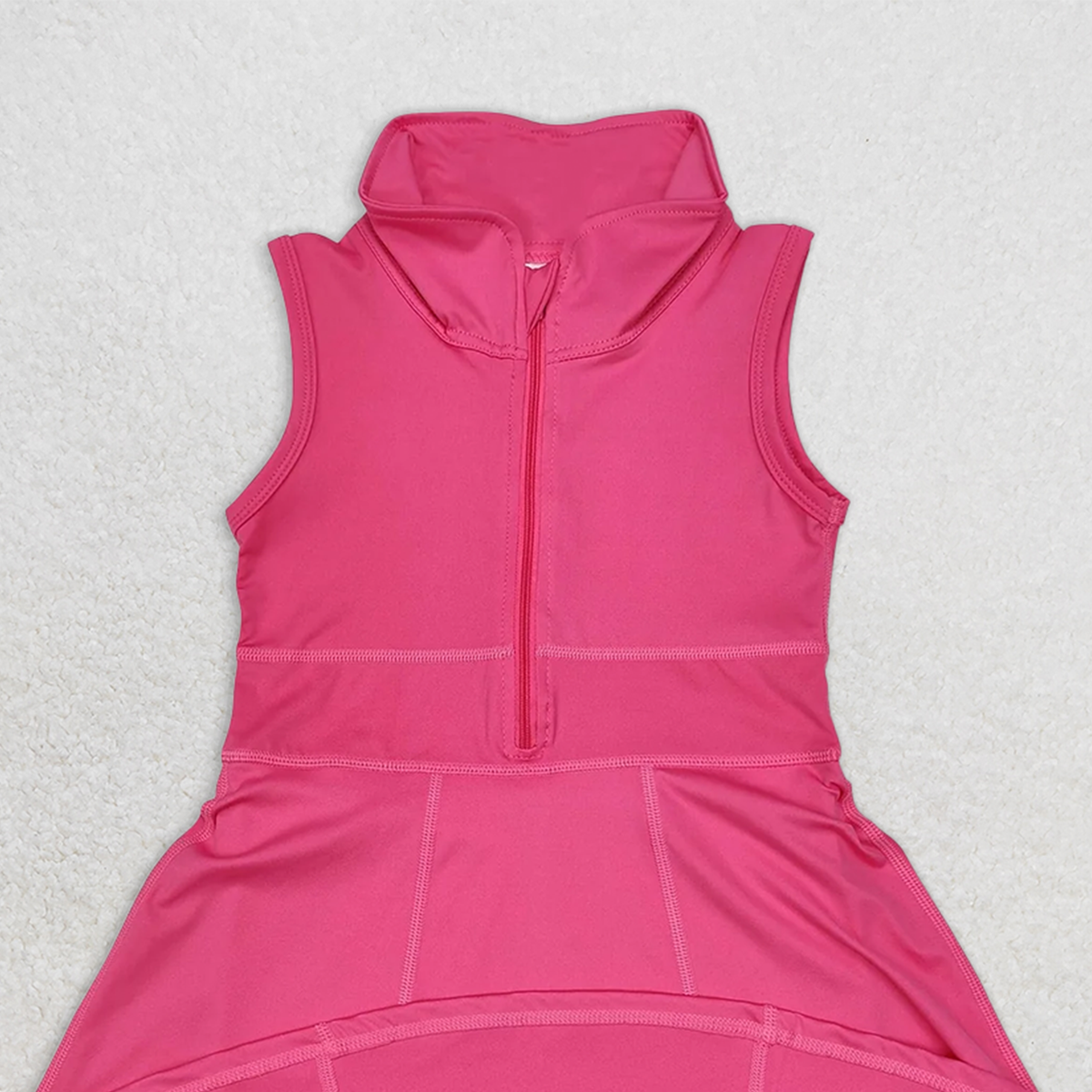 GSD1379 RTS NO MOQ Baby Girls Summer Sports Dress Baby Girls Athletic Active Wear Knee Length Dresses
